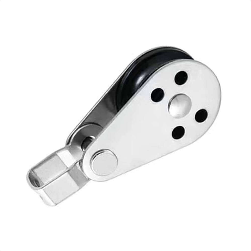 SEA09201 STAINLESS PULLEY W/ PLASTIC 1/4