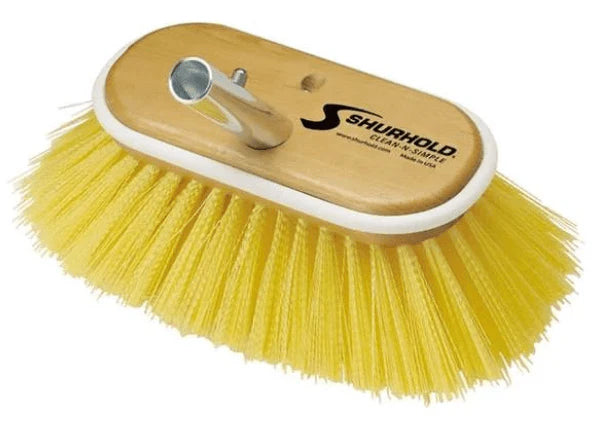 SHU20955 deck brush medium yellow 6" 15 CM