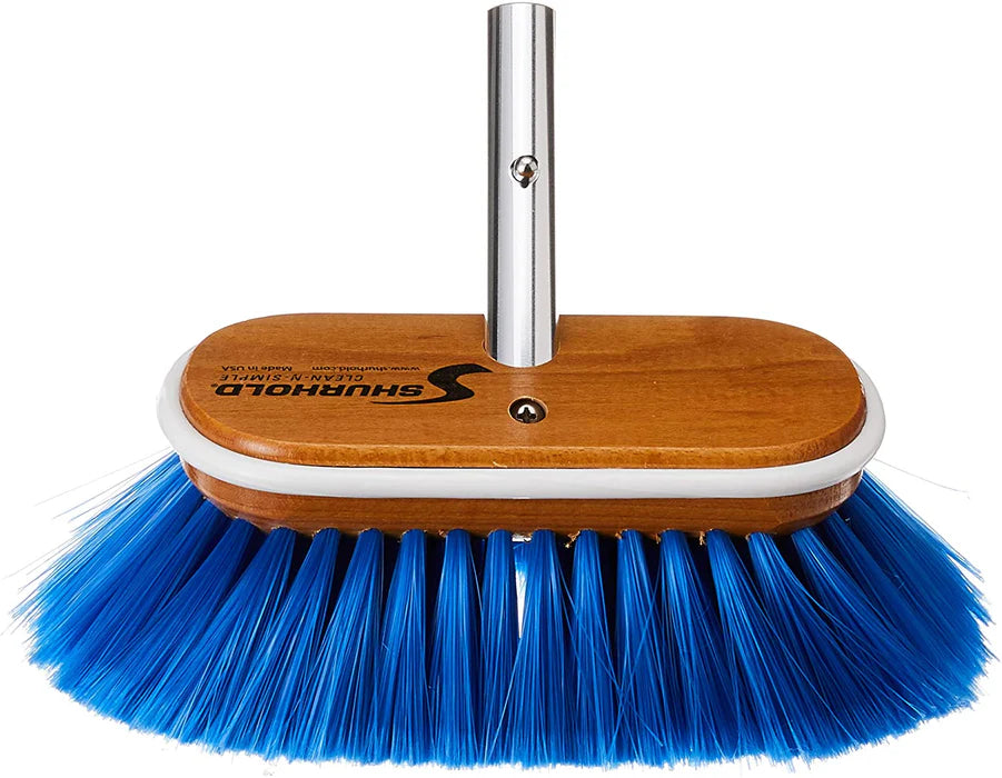 SHU20970 deck brush soft blue 6" 15cm