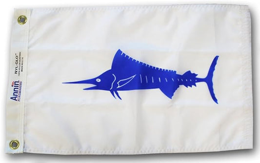 6325 flag  blue marlin  12x18"